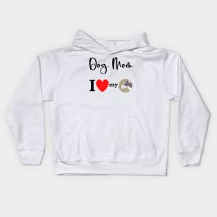 Dog Mom - I love my Greyhound 2 Kids Hoodie